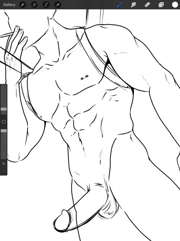 Working on lineart 