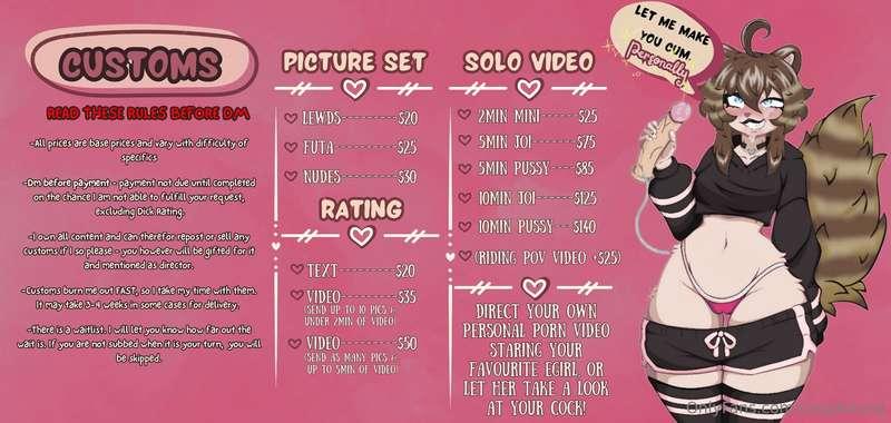 CUSTOM PRICES!!!  DM me to get on the waitlist and get your ..