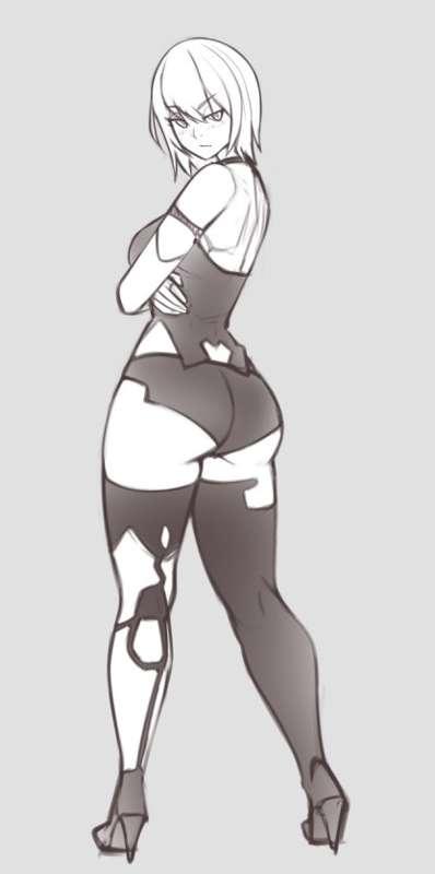 Thicc short haired grumpy A2