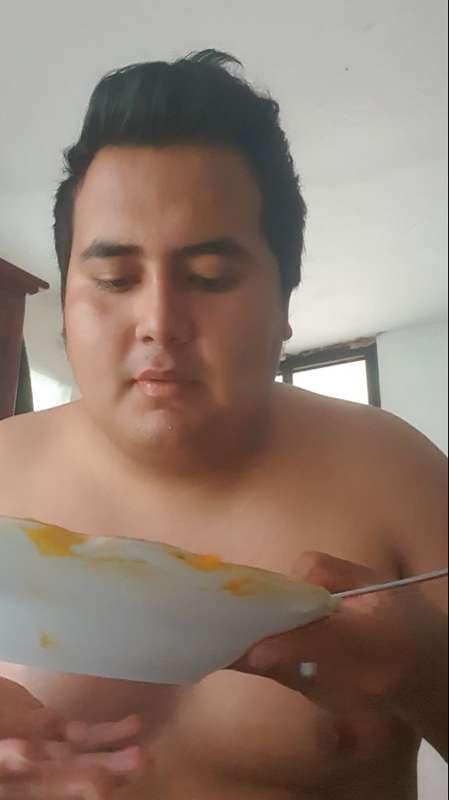 Lenin, eating like a pig
