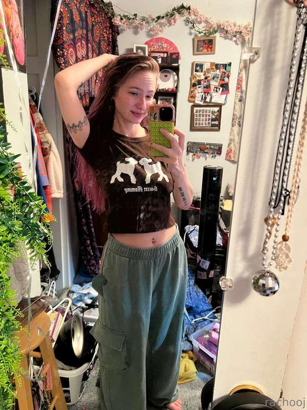 cute new top from my concert the other night🩷