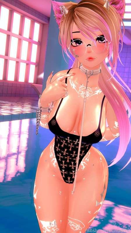 Would you like to take a swim with me? 

#fyp #vtuber