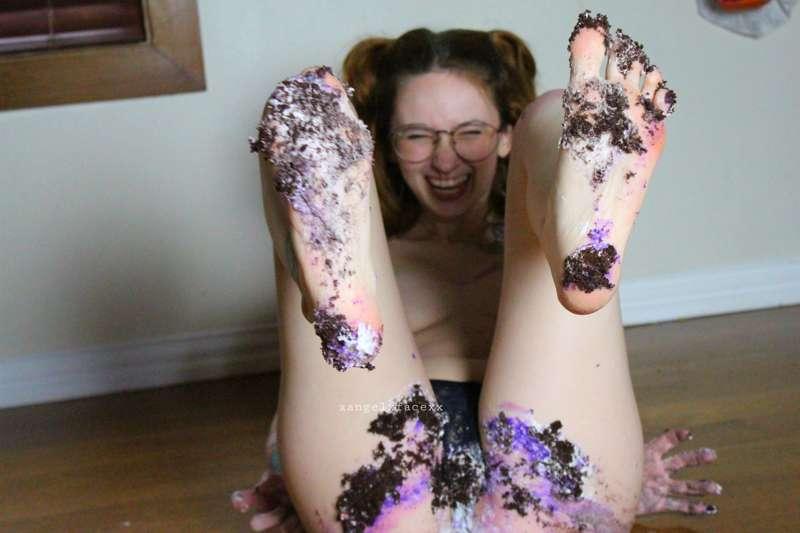 lick them clean