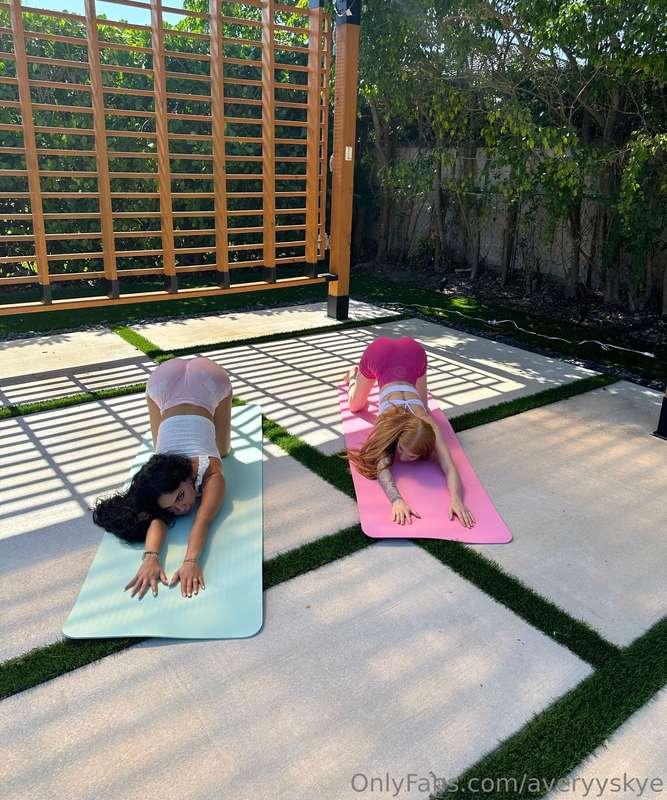 Who are you helping stretch first? 😇 Have you checked out ou..