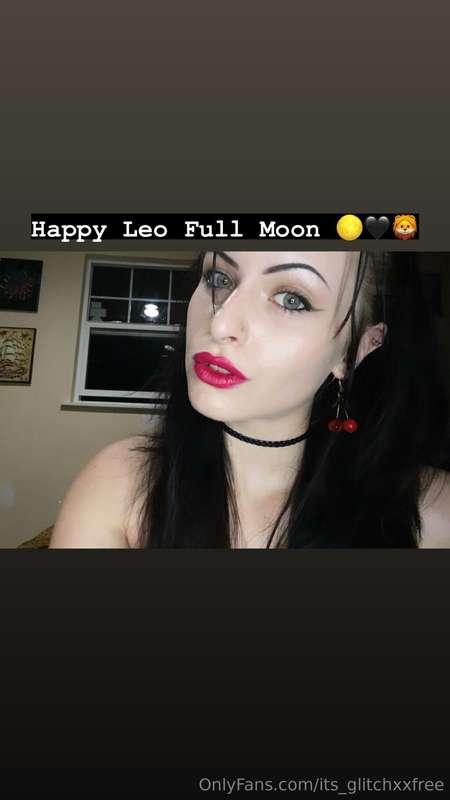 Happy Leo Full Moon! 🌕🖤🦁 Release anything that doesn’t serve..