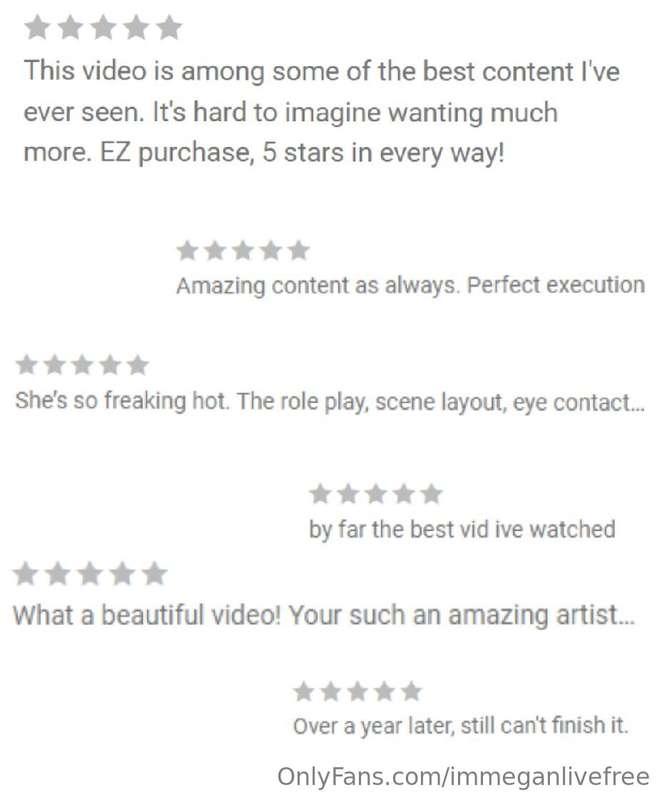 Some of your reviews after watching the exclusive videos ava..