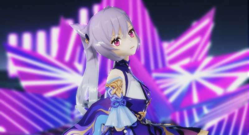 4K UHD 【MMD R-18】 AOA Heart Attack - Keqing Genshin Impact
