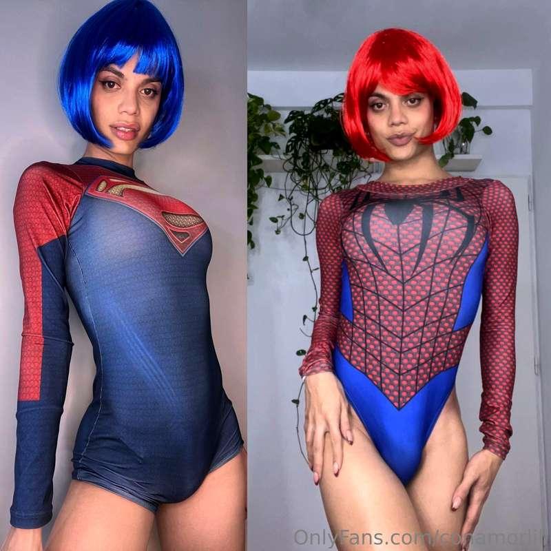 superwoman or spidergirl? 😏