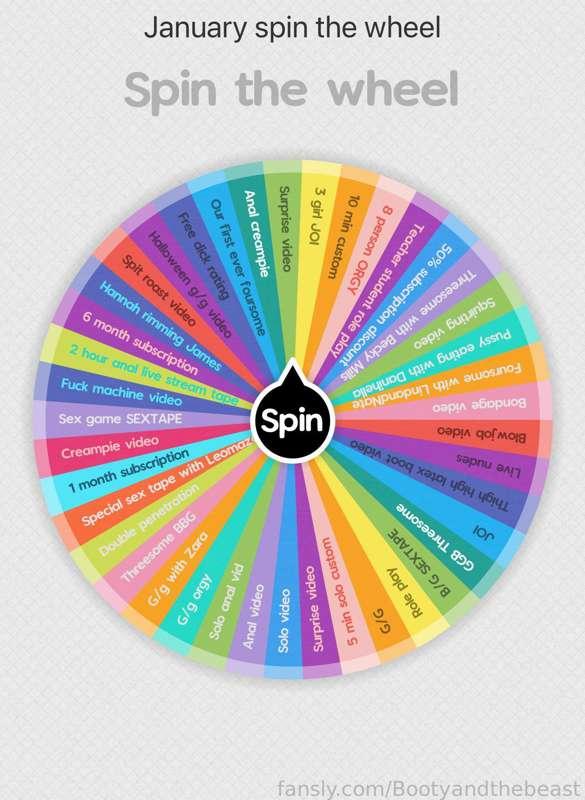 ✨ SPIN THE WHEEL ✨
For the month of January will be playing Spin the wheel! You literally can’t lose. We have put some of our best prizes ever into the Spin the wheel so I hope you’re as excited as we are! 
Tip this post or me to play (1 spin= $15) and I will give you a spin, spin the wheel as many times as you like 💗 
