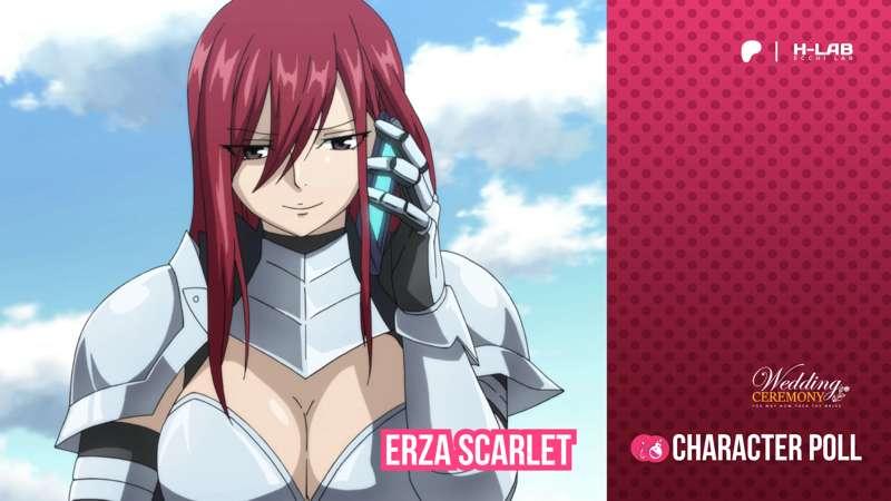 Poll winner Erza!