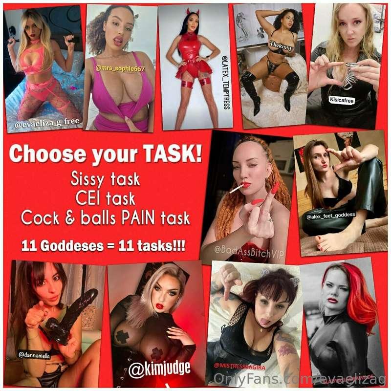 I have an ultimate offer to you! You can get 11 tasks from 1..