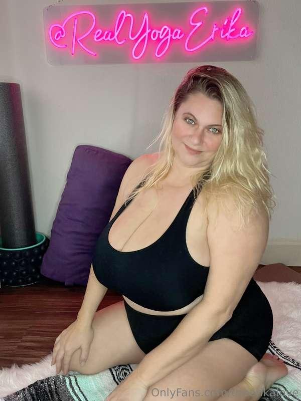 Getting ready to try out new positions... I mean yoga poses ..