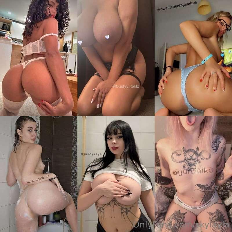 ✨🖤 @AMARA_LI 🖤✨😈🍈 @BUSTYY_BELLA 🍈😈🔥💋 @sweetcheeksjuliefree 💋..