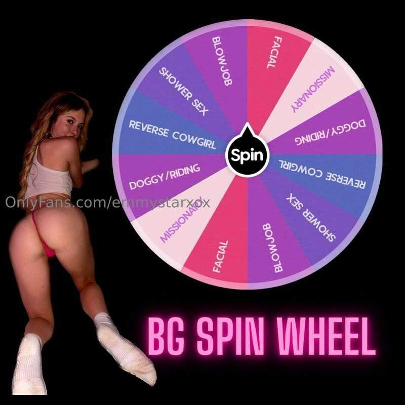 Decided to switch it up this month😈💦 tip $20 to spin my BG s..