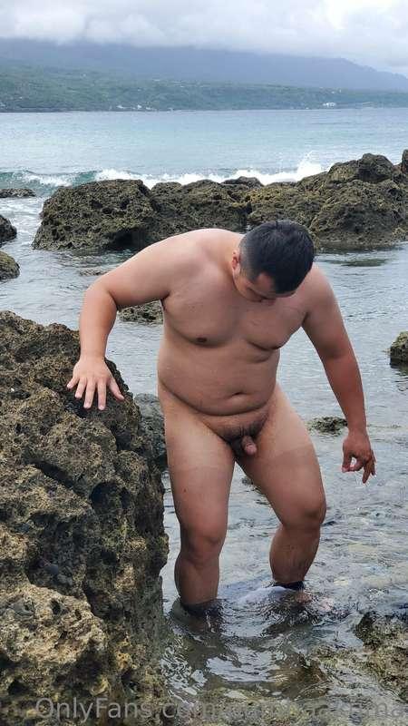 海邊露出