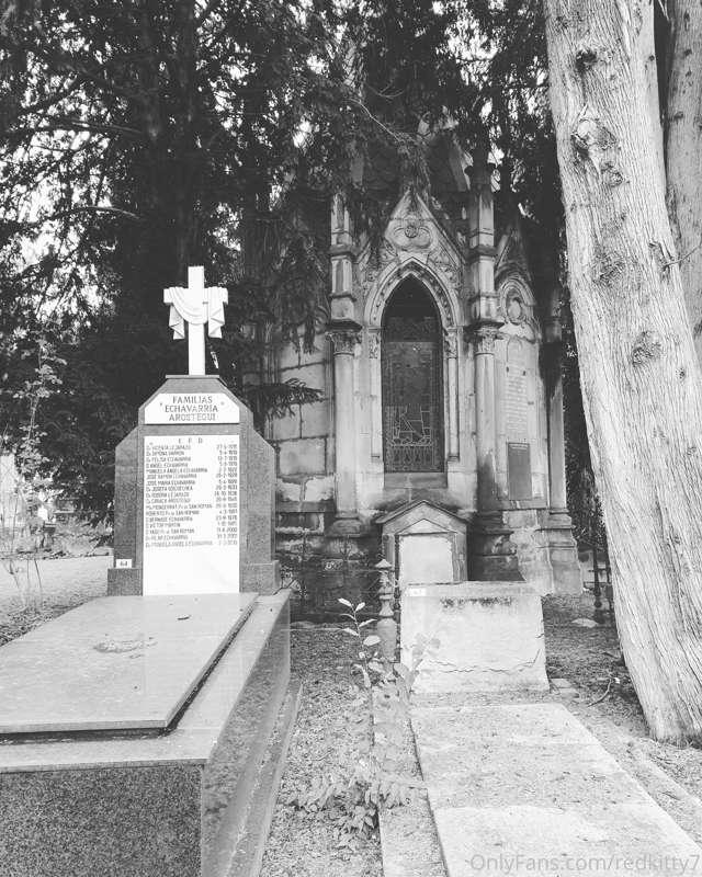 Let's take a walk in a cemetery