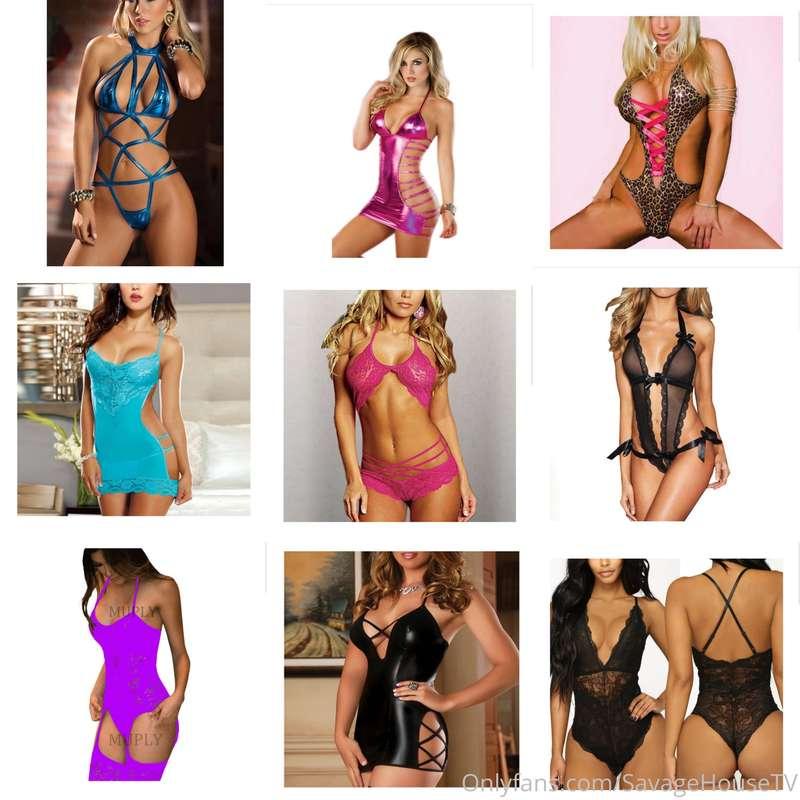New Lingerie on order!! Tip $150 and get all the photo sets ..