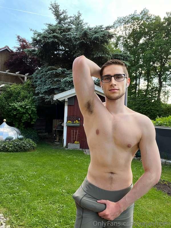 relaxing outside felt innocent enough until I looked back at..