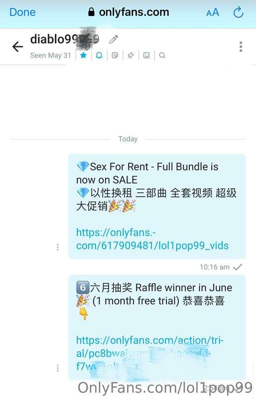 6⃣️六月抽奖 Raffle winner in June🎉 (1 month free trial) 恭喜恭喜👇