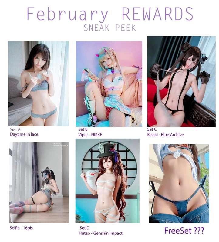 February photosets are out right now 🥰