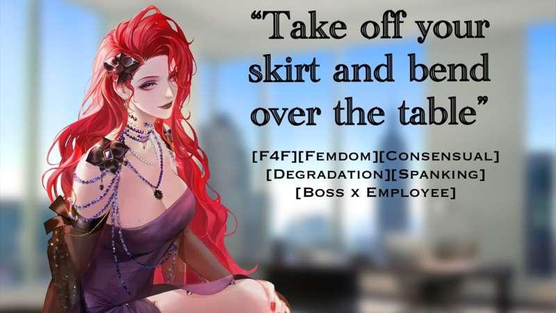 ASMR [F4F][Spicy] Uptight Boss Vents Her Frustrations Onto You