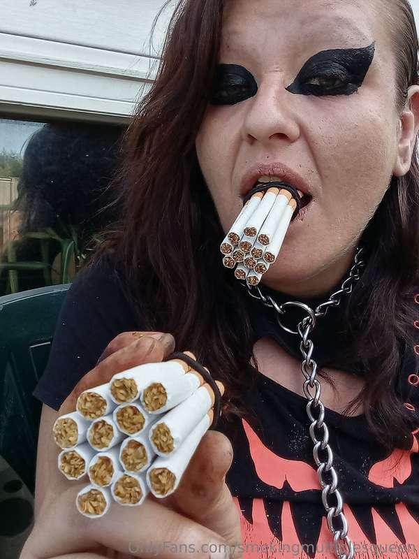 26 cigarettes plus some fetish talk +  weed be back for a se..