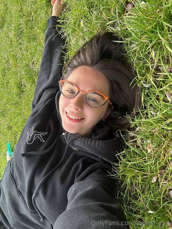 Felt cute rolling in the grass 🌿 What should I do next?