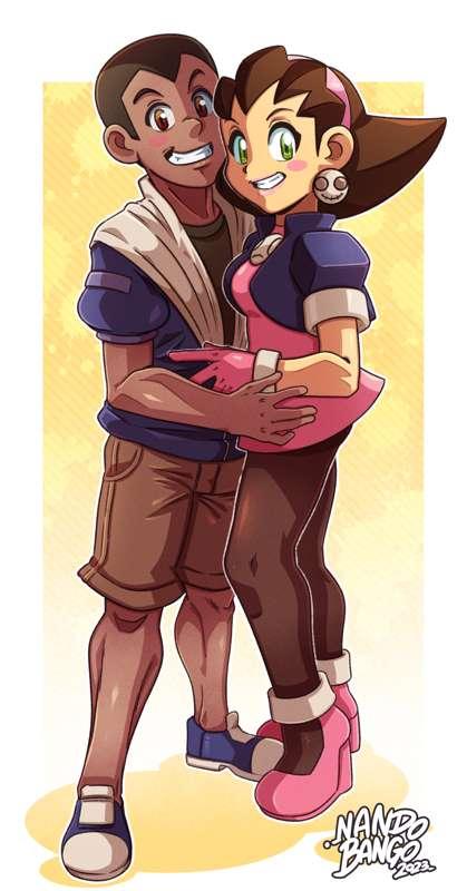 Anon x Tron Bonne (SFW)