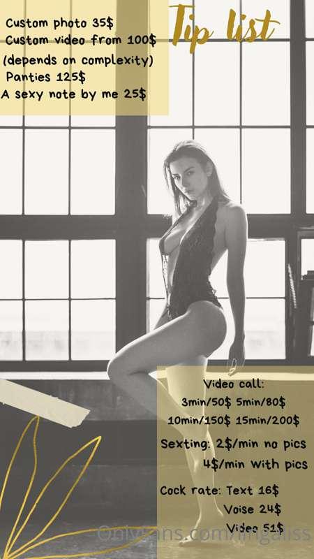 Hi! My type of menu is for you, it is important for me that ..