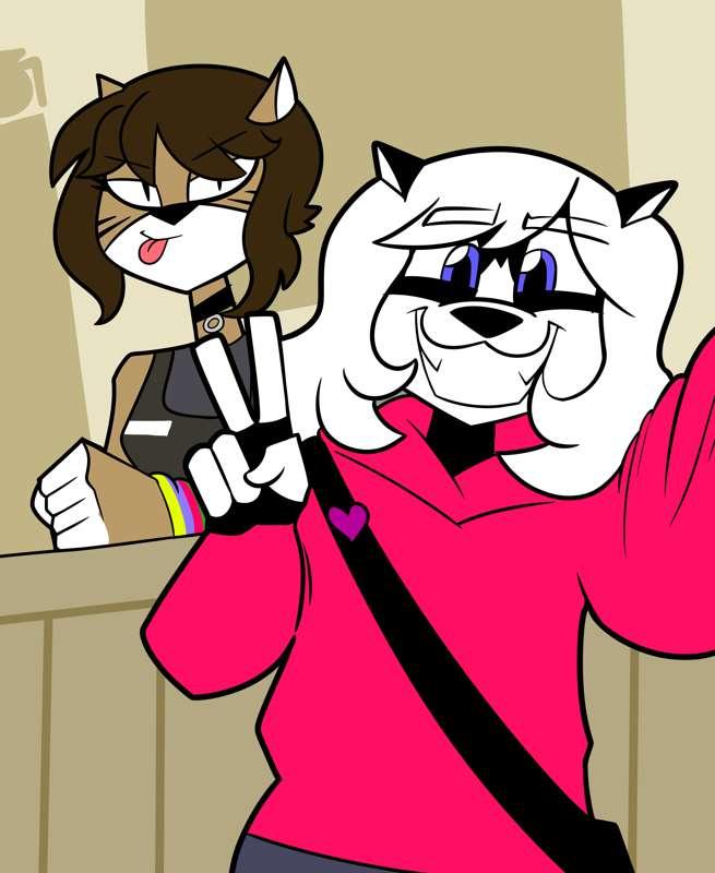Solomon’s girlfriend, solomon’s roomates!