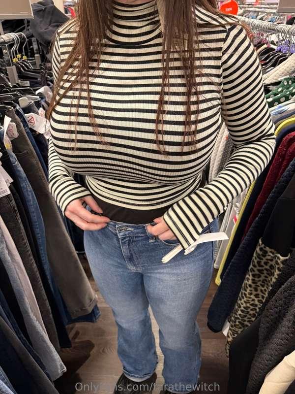 Did she buy the top?Yes she did!
