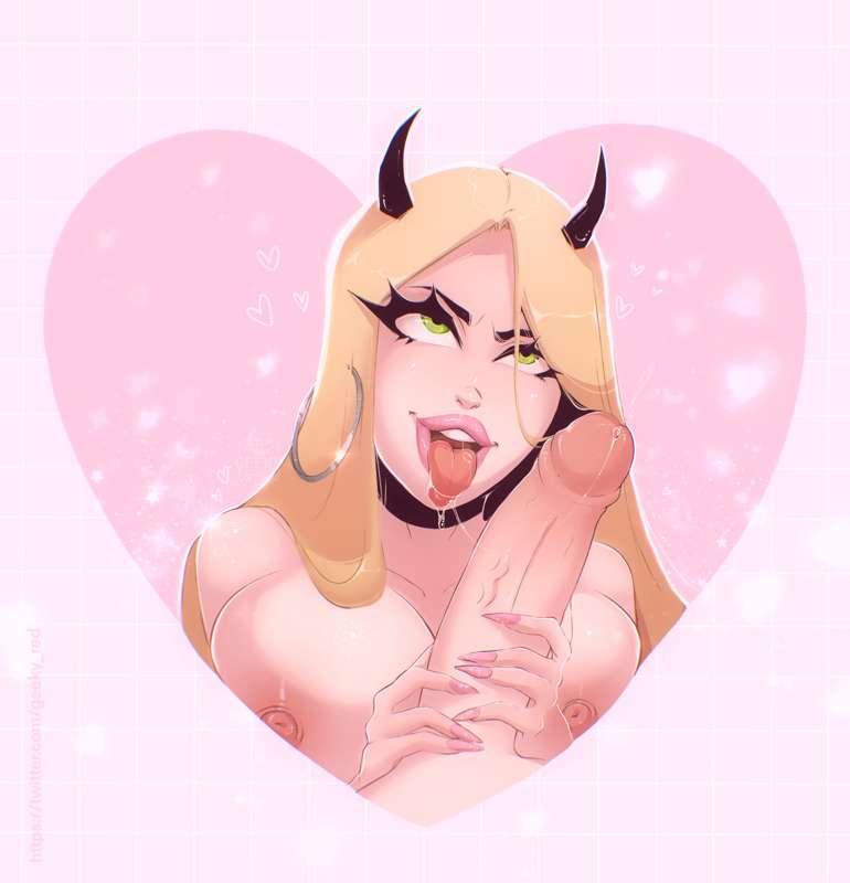 Cute OC Art by RedGeekyFox <3
