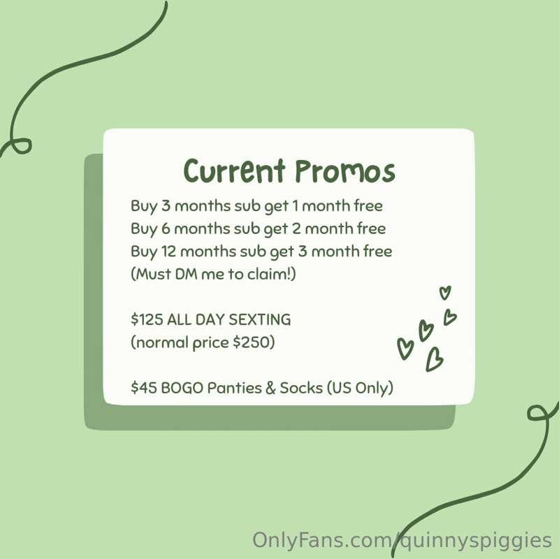 May 2023 Promos & Services 🥰 Swipe to see full menu!