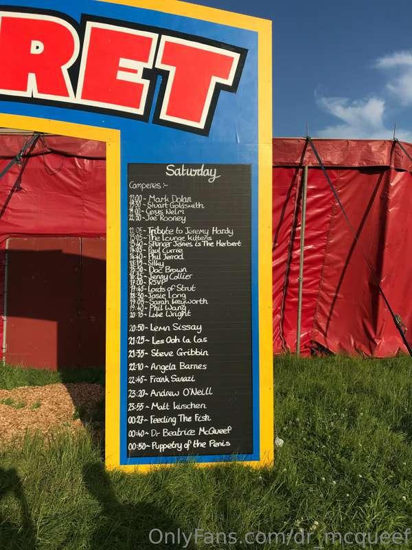 Spot me on the line up! Glastonbury 2019