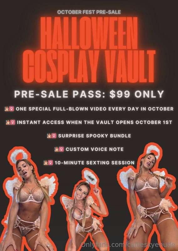 🖤✨ Halloween Cosplay Vault Pre-Sale ✨🖤This October, I’m open..