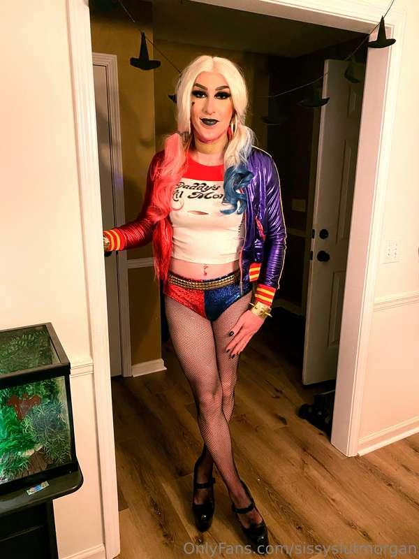 What type of guys do you think sissy slut Harley Quinn is in..