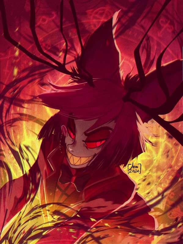 Alastor \\ Hazbin Hotel Fanart