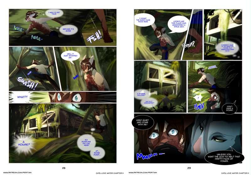 Cats Love Water IV pages 28-29 + Rewards