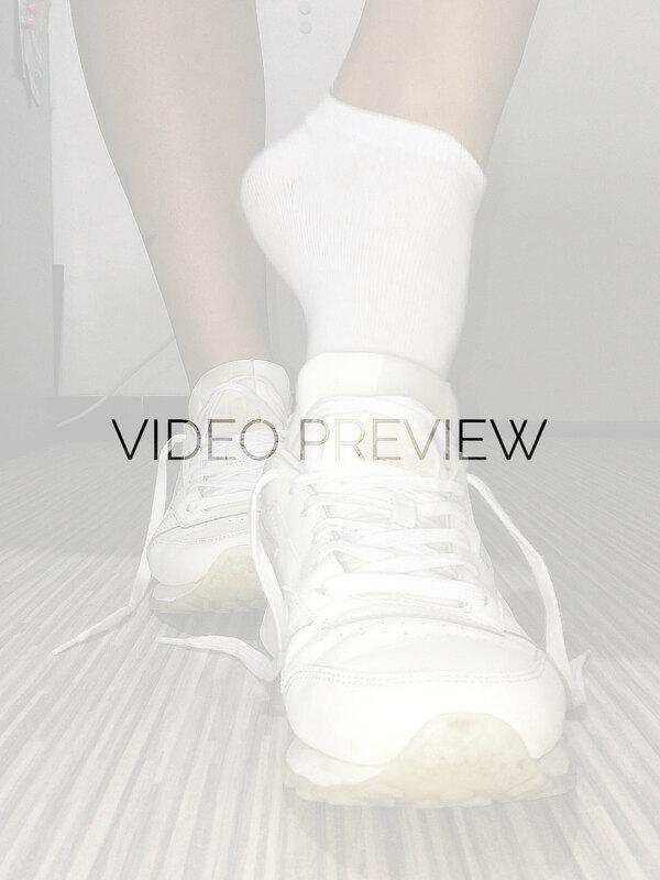 Sneakers and socks removal video. Enjoy my dirty oldest snea..
