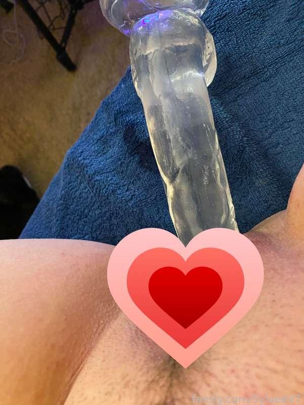 Now you see it - now you don’t~! This clear dildo is one of my absolute favorite toys now 💕 A video of me having fun with it will be uploaded a little later tonight ^^

#fyp #pussy #dildo #penetration