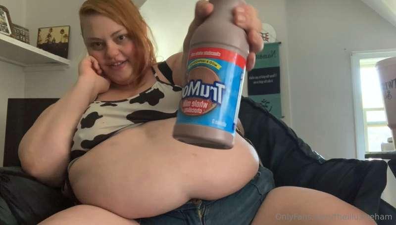Chugging Chocolate milk + Soda pop - that makes for one very..