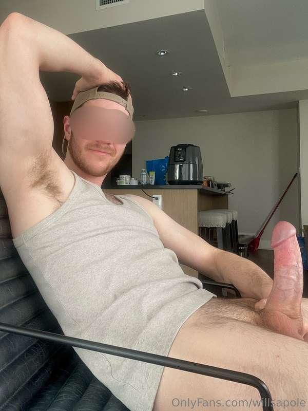 Hey bro, come sit on this thick cock 😎😈