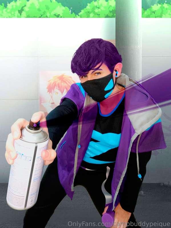 Some call my art graffiti. I call it urban art. You like?  A..