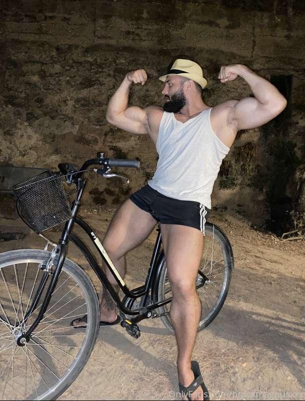 When I'm not hitting the gym, you can find me on my bike! 🚴‍..