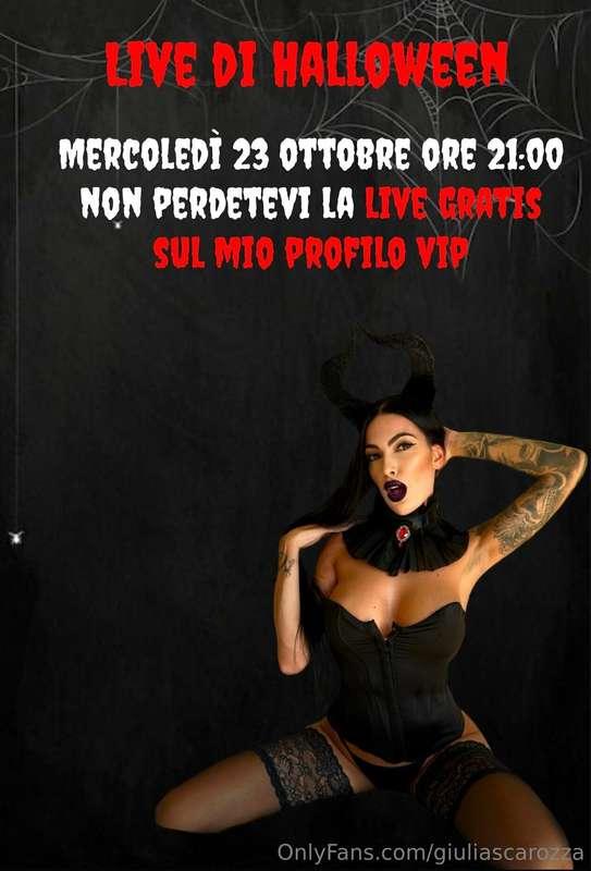  🎃LIVE GRATUTITA SUL MIO PROFILO VIP🎃 Tesorini mercoledì 23 ..