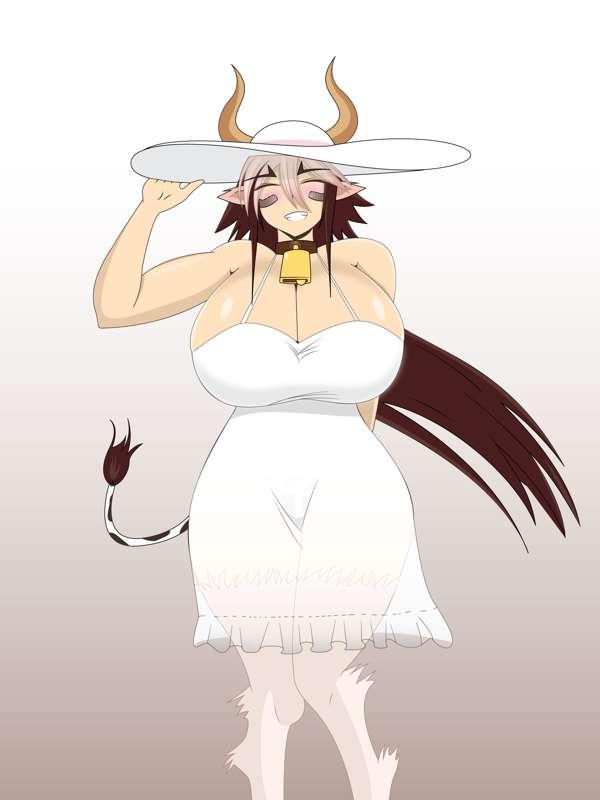 A cute Cathyl in a cute dress.
