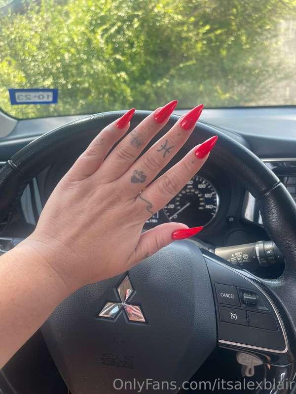 Just got my nails done! Who wants to pay for them? See you o..