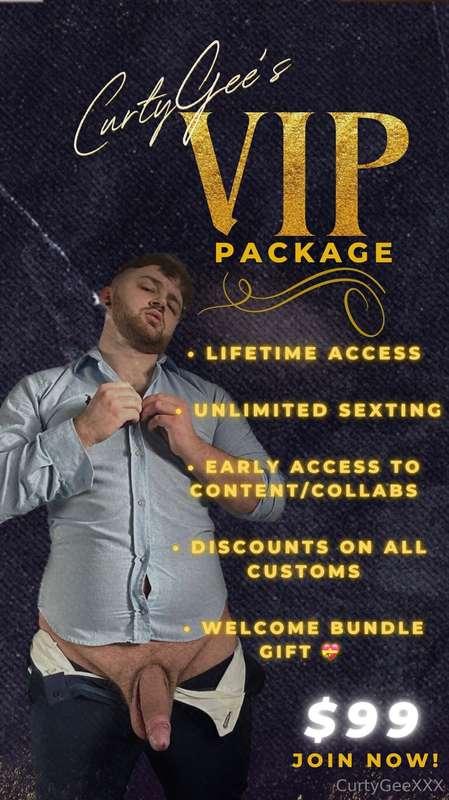 Ready for the ultimate upgrade? 😈 Become a VIP for just $99!..