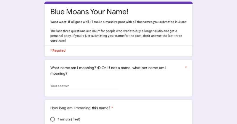 I wanna moan your name! My girlfriend wants to be able to breathe consistently at night! These things are connected somehow! Click here to unravel the mystery!