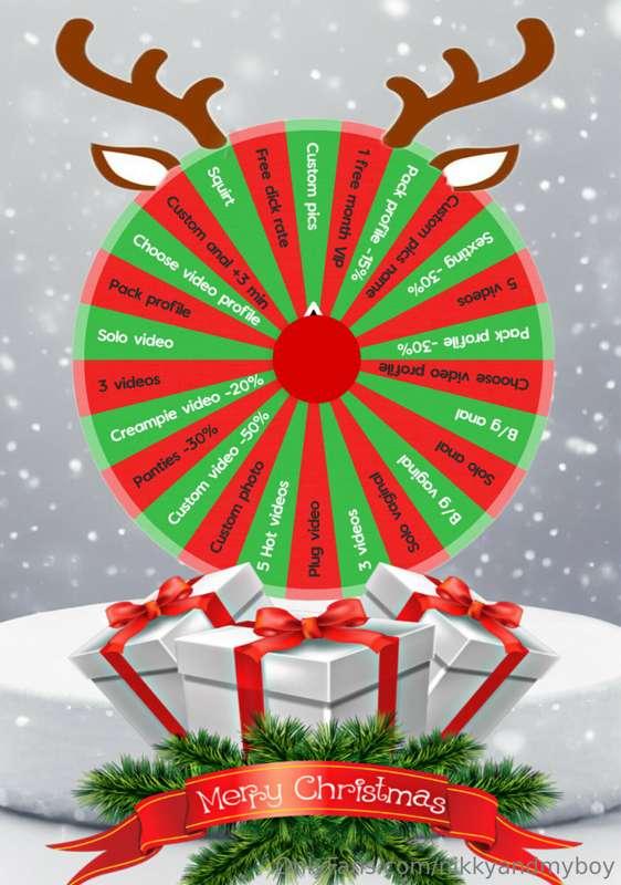 🍀🎄LUCKY CHRISTMAS ROULETTE🎄🍀
If you want to win incredible p..